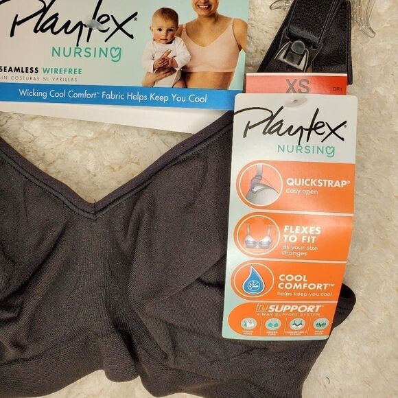 Womens Playtex Seamless Wire Free 4 Way Nursing br - Picture 8 of 8